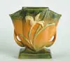 Vase in the Zepher Lily Pattern by Roseville, sold Jan 2004