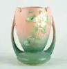 White Rose” Two Handled Vase by Roseville, sold Jan 2004