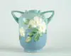 White Rose” Two Handled Vase by Roseville, sold Jan 2004