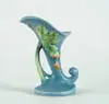 Roseville, Bushberry” Cornucopia Vase