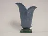 Weller, Pottery Ribbed Vase in the Sydonia Pattern