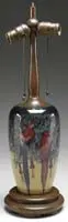Parrot Lamp Base by Rookwood Pottery, sold Jun 2012