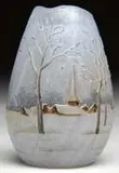 Daum, French Cameo Miniature Vase