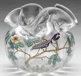 Enameled Vase by Galle, sold Jun 2012