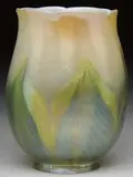 Tiffany Studios, Decorated Tulip Art Glass Shade