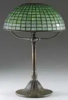 Geometric Lamp by Tiffany Studios, sold Jun 2012