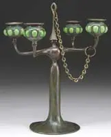 Candelabra by Tiffany Studios, sold Jun 2012
