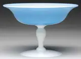 Blue Jade Compote by Alexander Joseph von Steuben, sold Dec 2011