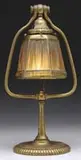 Tiffany Studios, Linenfold Desk Lamp