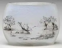 Miniature Pillow Vase by Daum, sold Dec 2011
