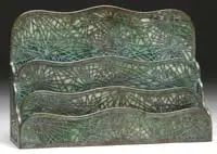 Pine Needle Paper Rack by Tiffany Studios, sold Dec 2011