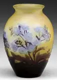 French Cameo Windowpane Vase by Galle, sold Jun 2011