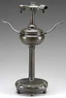 Decorated Lamp Base by Tiffany Studios, sold Jun 2011