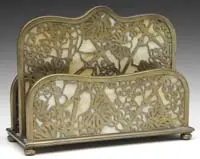 Grapevine Letter Rack by Tiffany Studios, sold Jun 2011