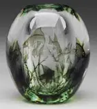 Orrefors, Paperweight Vase