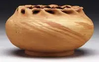 Bowl by George E. Ohr, sold Jun 2010