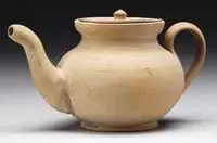 Teapot by George E. Ohr, sold Jun 2010