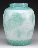 Acid Cutback Vase by Alexander Joseph von Steuben, sold Jun 2010