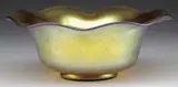 Gold Aurene Bowl by Alexander Joseph von Steuben, sold Jun 2010