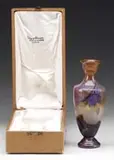 Etude Marquetry Vase by Galle, sold Jun 2010