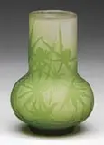 Thistle Cabinet Vase by Galle, sold Jun 2010