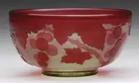 Fire Polished Bowl by Galle, sold Jun 2010