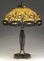 Drop Head Dragonfly Table Lamp by Tiffany Studios, sold Jun 2010