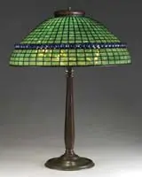 Geometric & Favrile Ball Lamp by Tiffany Studios, sold Jun 2010