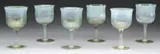 Pastel Goblets by Tiffany Studios, Favrile”, sold Jun 2010