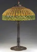 Greek Key Table Lamp by Tiffany Studios, sold Jun 2010