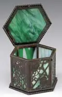 Grapevine Twine Box by Tiffany Studios, sold Jun 2010