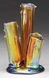 Gold Aurene Stump Vase by Alexander Joseph von Steuben, sold Nov 2009