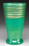 Green Jade Vase with Gold Ornamentation by Alexander Joseph von Steuben, sold Nov 2009