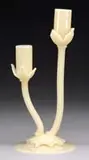 Flower Form Candlestick by Alexander Joseph von Steuben, sold Nov 2009