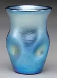 Blue Aurene Vase by Alexander Joseph von Steuben, sold Nov 2009