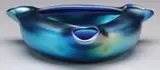 Blue Aurene Ashtray by Alexander Joseph von Steuben, sold Nov 2009