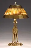 Linenfold Table Lamp by Tiffany Studios, sold Nov 2009