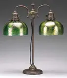 Double Student Lamp by Tiffany Studios, sold Nov 2009