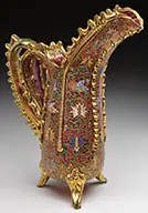 Ornate Pitcher by Mary Moser, sold Nov 2013