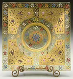 Mary Moser, Square Decorated Plate