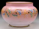 Mary Moser, Opalescent Decorated Bowl