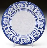 Dedham, Pottery Plate