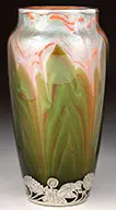 Titania Overlay Vase by Loetz, sold Nov 2013