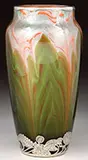 Loetz, Titania Overlay Vase