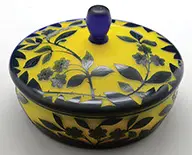 Cameo Covered Box by Loetz, sold Nov 2013