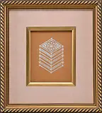 Lalique, Design Drawing, The drawing depicts the design for a glass box with jeweled decoration