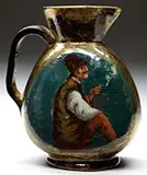 Faience Pitcher by Galle, sold Nov 2013