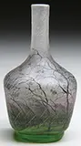 Daum, Rain Scene Vase