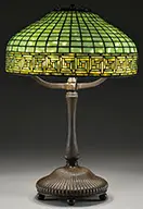 Greek Key Table Lamp by Tiffany Studios, sold Nov 2013