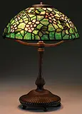 Tiffany Studios, Apple Blossom Table Lamp, The granite glass adds nice sparkle and life to the blossoms